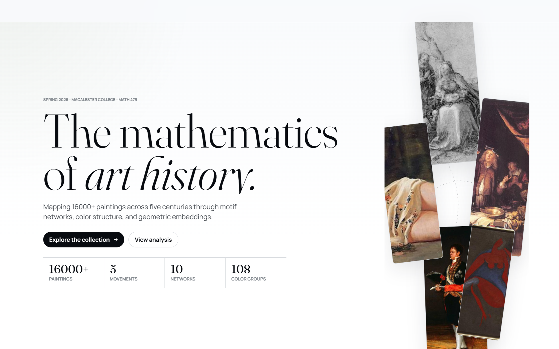 Art2Vec interactive art-history analysis interface